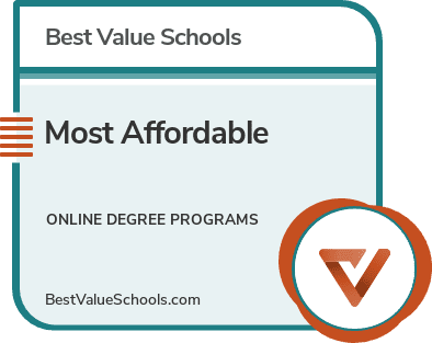 Most Affordable Online Degree Programs badge